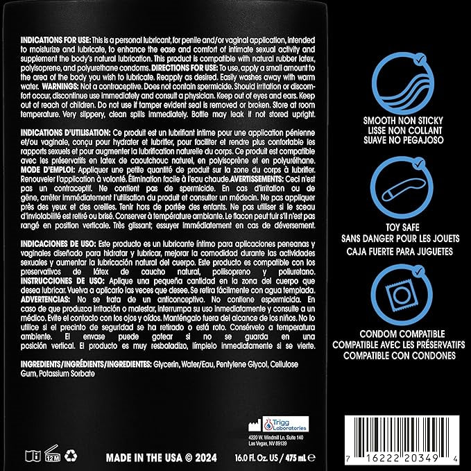 Wet Water Based Hypoallergenic Lubricant – Premium Formula > Lube > Water Based