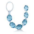 CalExotics Blue Swirl Pleasure Beads Flexible Anal Toy > Anal Range > Anal Beads