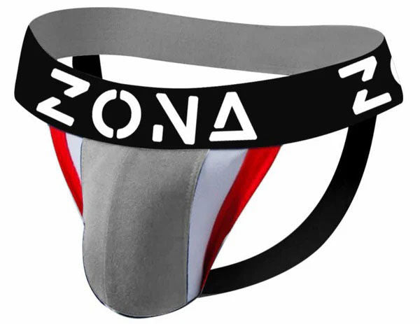 Zona Grey Apex (Large) – Moisture-Wicking Jockstrap Gray Medium > Clothes > Jockstraps