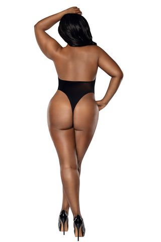 Easy Teddy (Black) – Fishnet Peekaboo Lingerie Teddies