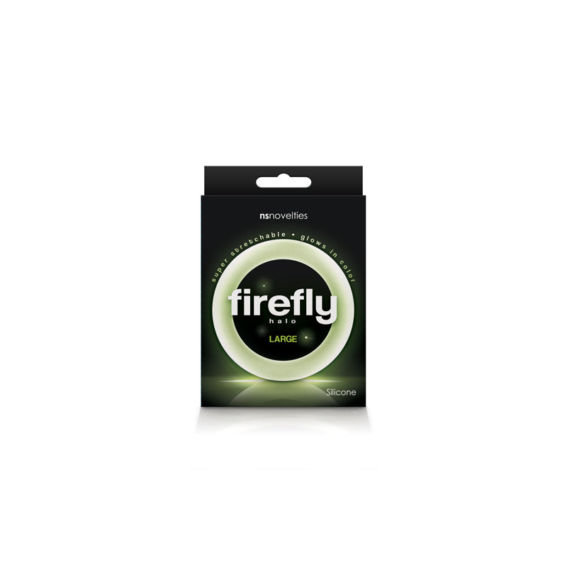 Firefly Halo Glow In Dark Clear 60 Millimeter Cock Ring Clear COCK RINGS