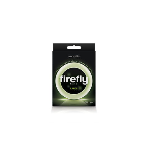 Firefly Halo Glow In Dark Clear 60 Millimeter Cock Ring Clear COCK RINGS