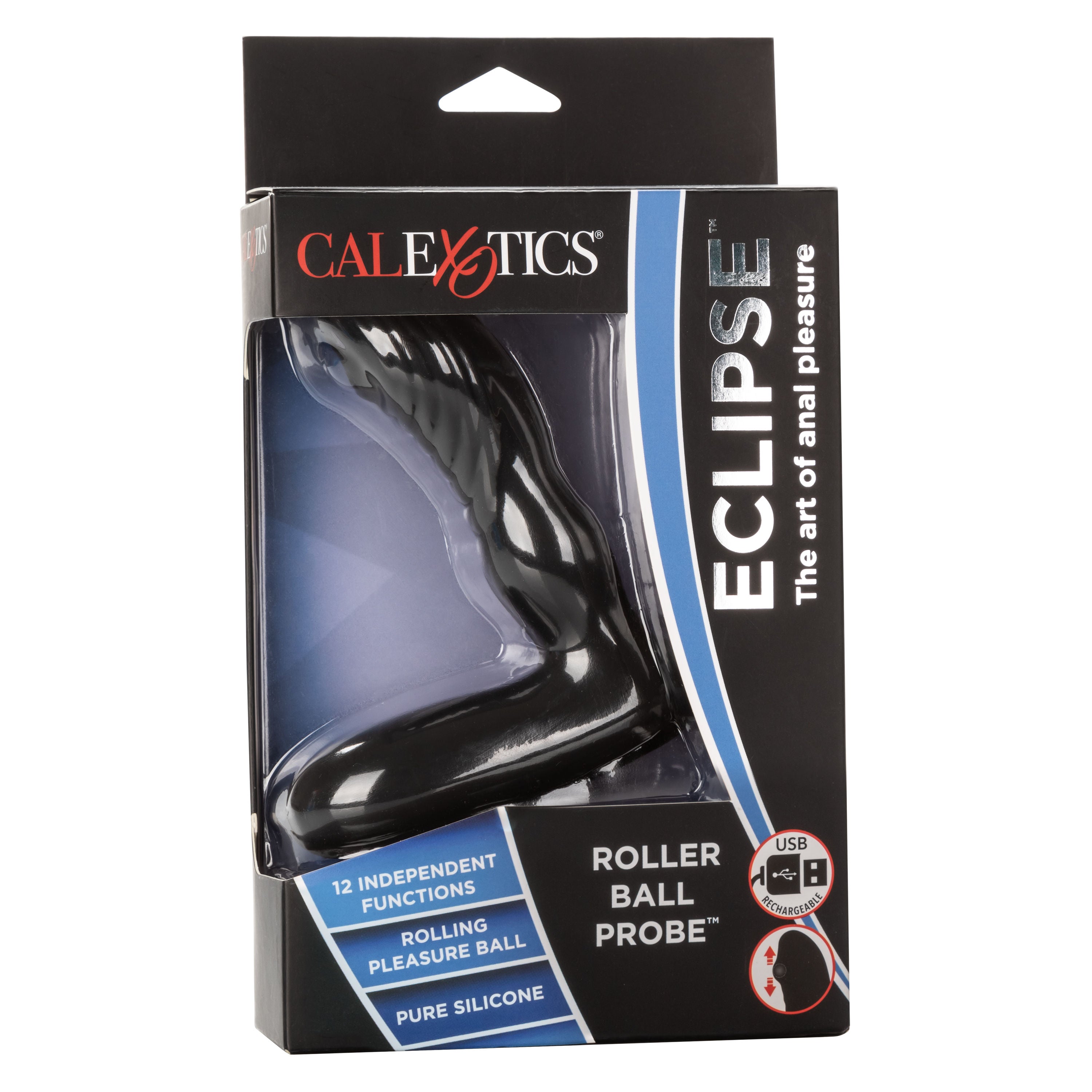Eclipse Silicone Wireless Anal Probe with 12 Vibration Modes Prostate Tools