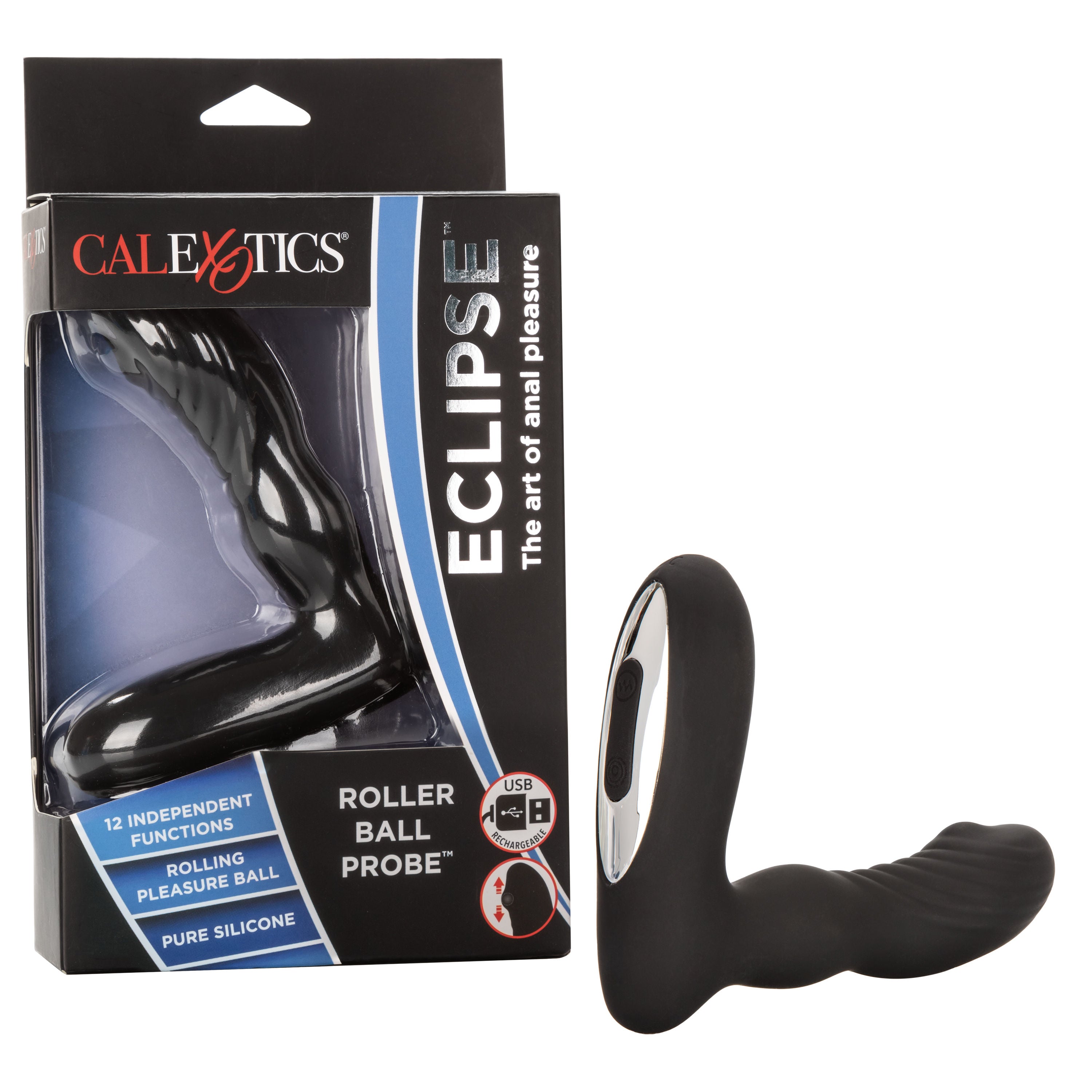 Eclipse Silicone Wireless Anal Probe with 12 Vibration Modes > Anal Range > Prostate Plugs