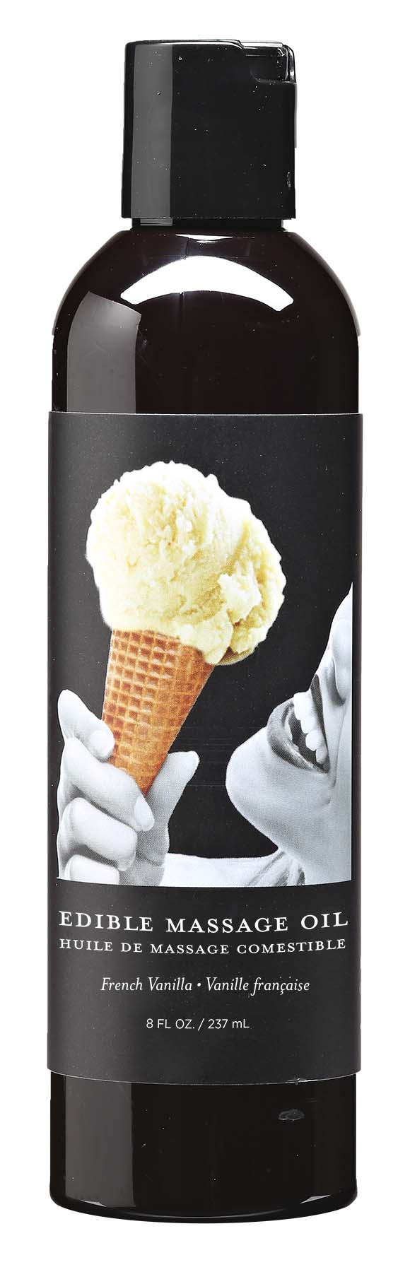 Edible French Vanilla Massage Oil 237ml Sugar Free Bottle > Essentials > Massage Oil Main image