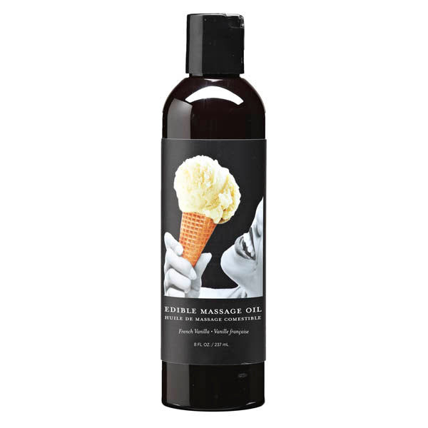 Edible French Vanilla Massage Oil 237ml Sugar Free Bottle > Essentials > Massage Oil Main image