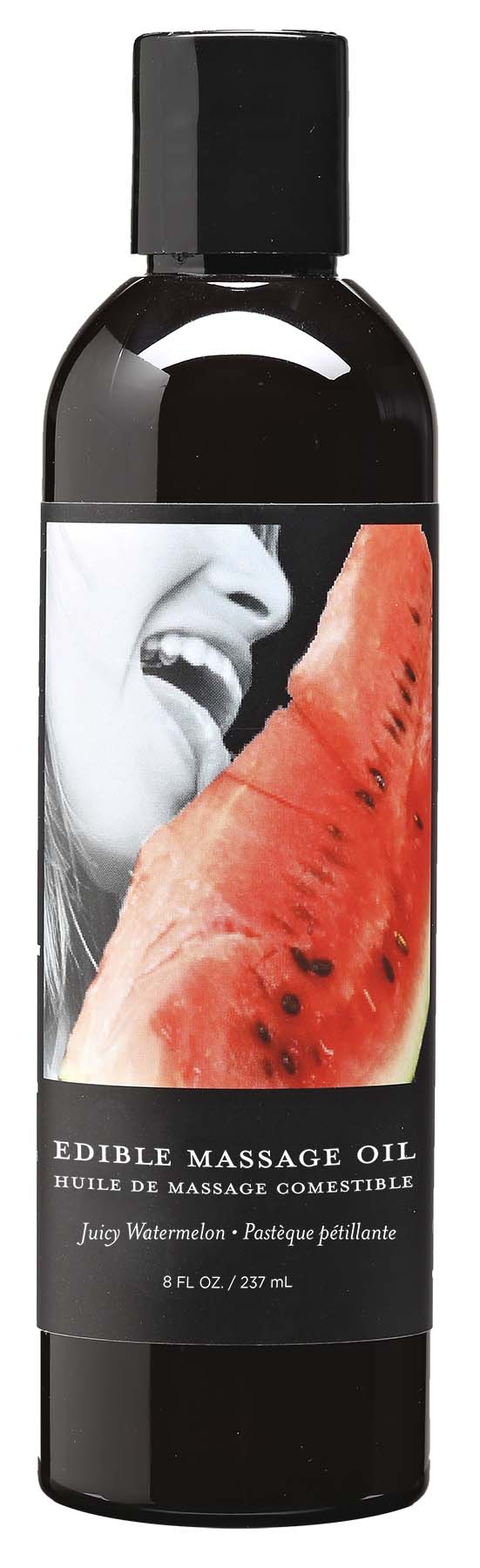 Edible Massage Oil Juicy Watermelon Flavored 237 ml Bottle Massage Oil