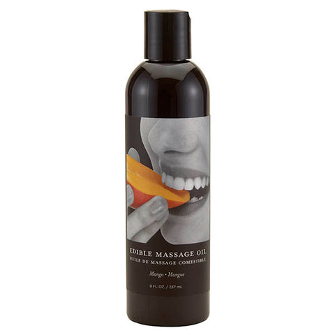 Edible Massage Oil Mango Flavored 237 ml Bottle Massage Oil