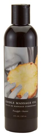 Edible Massage Oil Pineapple Flavoured 237 ml Bottle Massage Oil