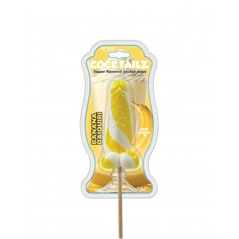 Cocktailz Banana Daiquiri Pecker Pop Adult Edible Candy > Relaxation Zone > Edible Treats