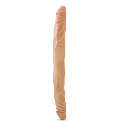 B Yours 14 Inch Beige Double Dildo for Lesbian Couples Double Dongs