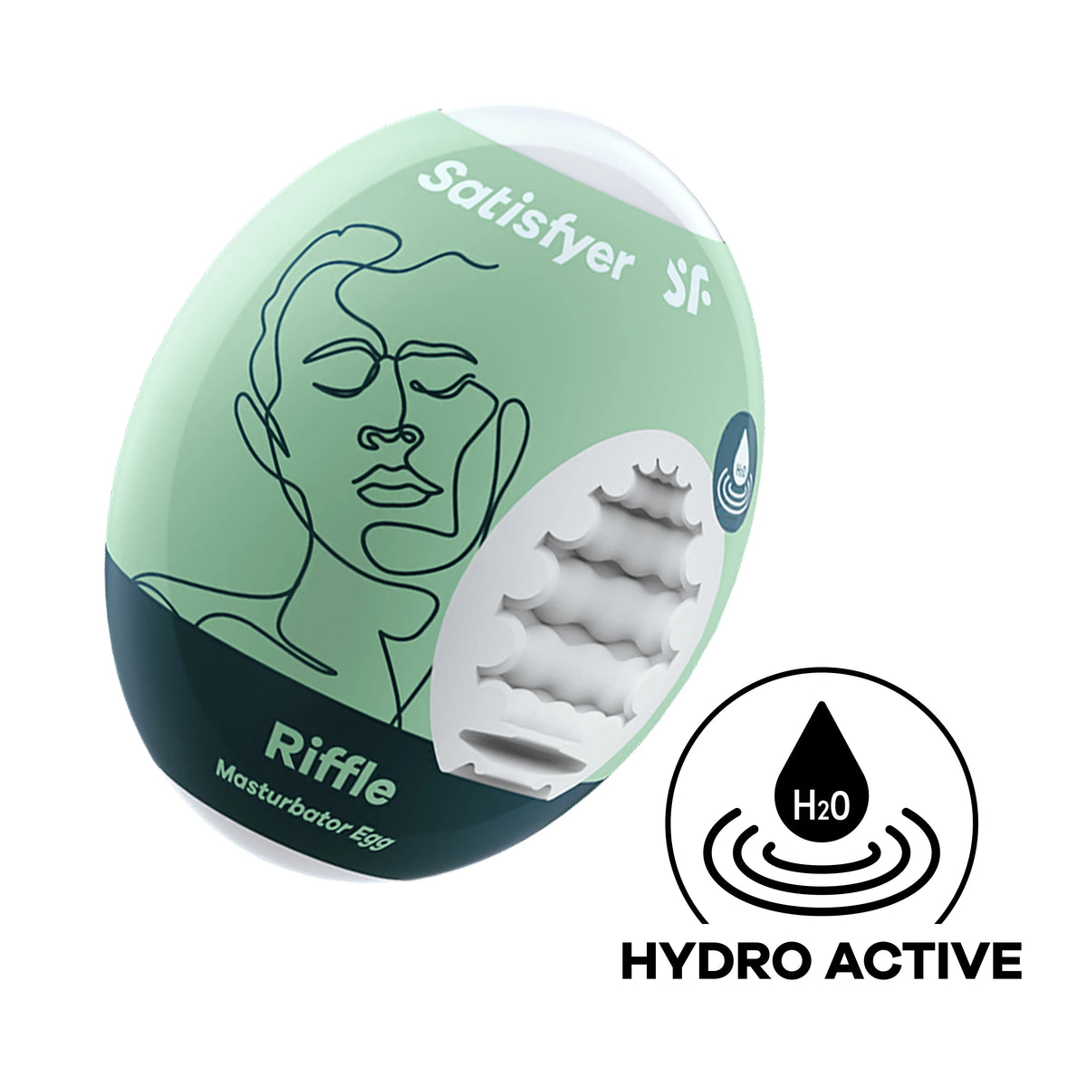 Satisfyer Masturbator Egg Riffle Compact Travel Size Masturbator > Sex Toys For Men > Masturbators Cup