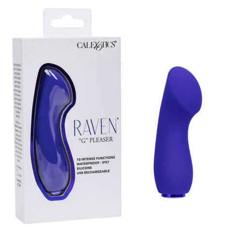 Raven G Pleaser (Purple) – Compact Silicone Mini Massager Vibrators