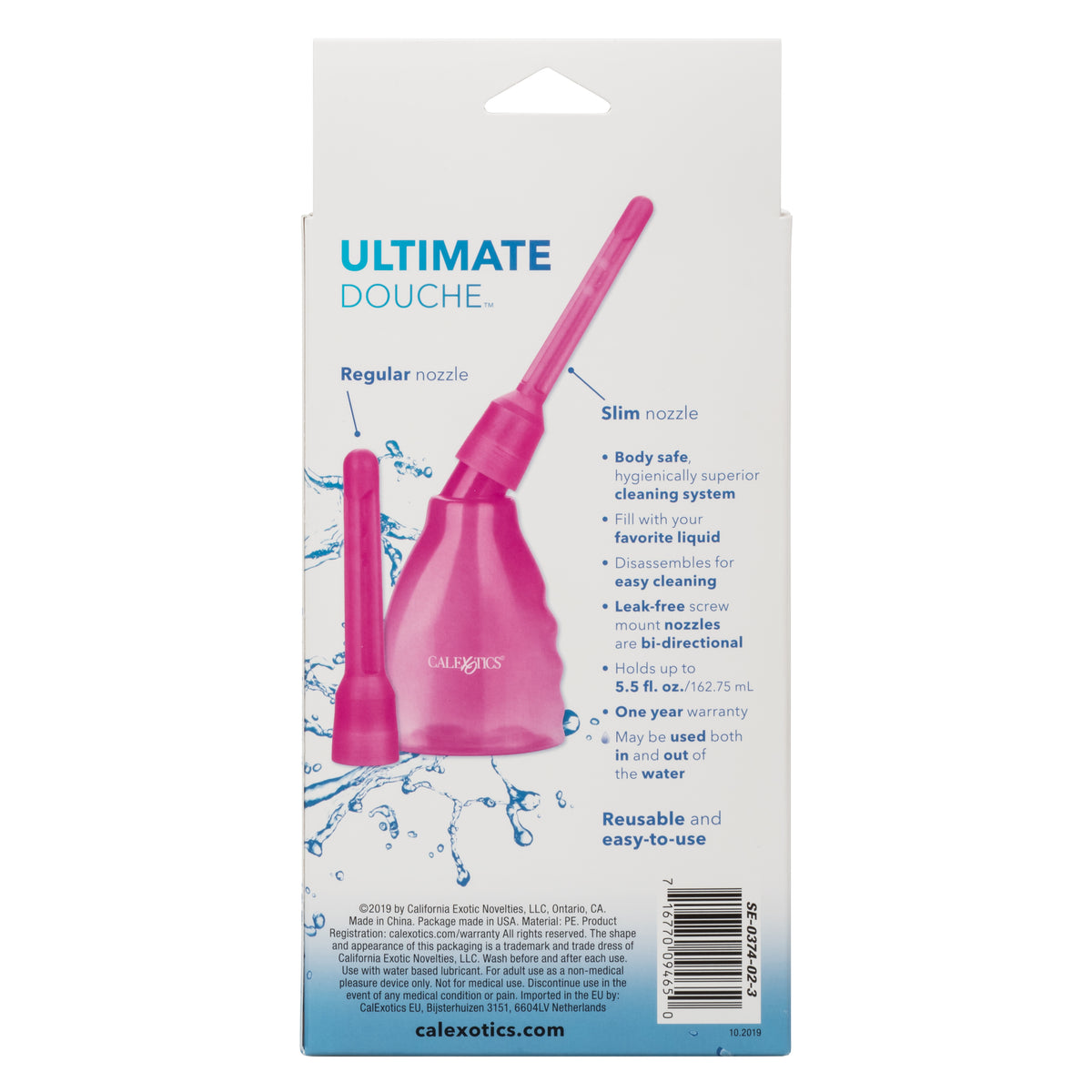 Reusable Vaginal Douche Kit – Slim Sleek Travel Design Douche Device > Essentials > Feminine Care