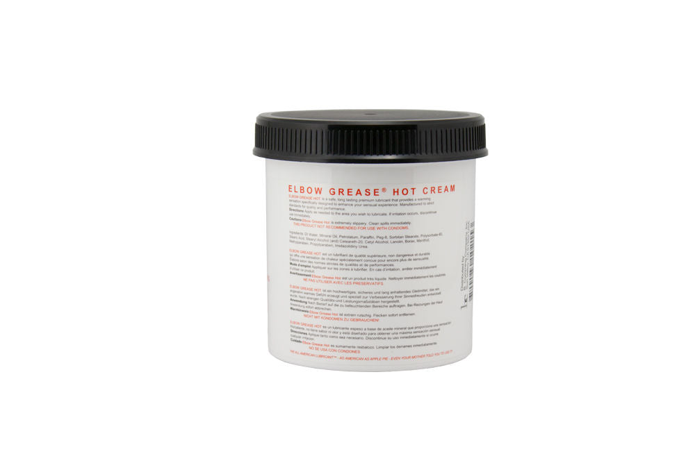 Elbow Grease Hot Cream Warming Lubricant 15 Oz Oil Based > Lube > Speciality