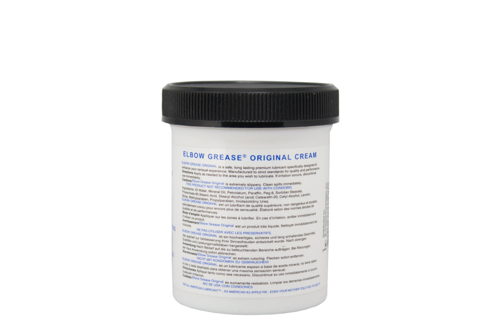 Elbow Grease Original Cream 4oz Personal Lubricant Speciality Lubricants
