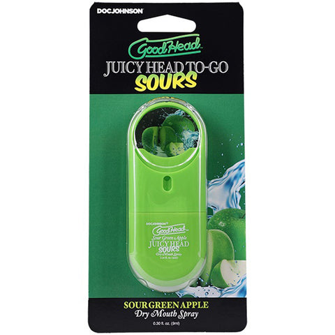 GoodHead Juicyhead Sour Green Apple Dry Mouth Spray 0.3 Oz Default Title Oral Gels & Sprays