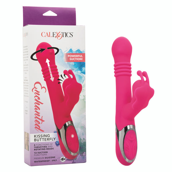 Enchanted Kissing Butterfly 5" Insertable Vibrator with Powerful Suction and Intimate Sensations > Vibrators > Ladies > Rabbit Multi