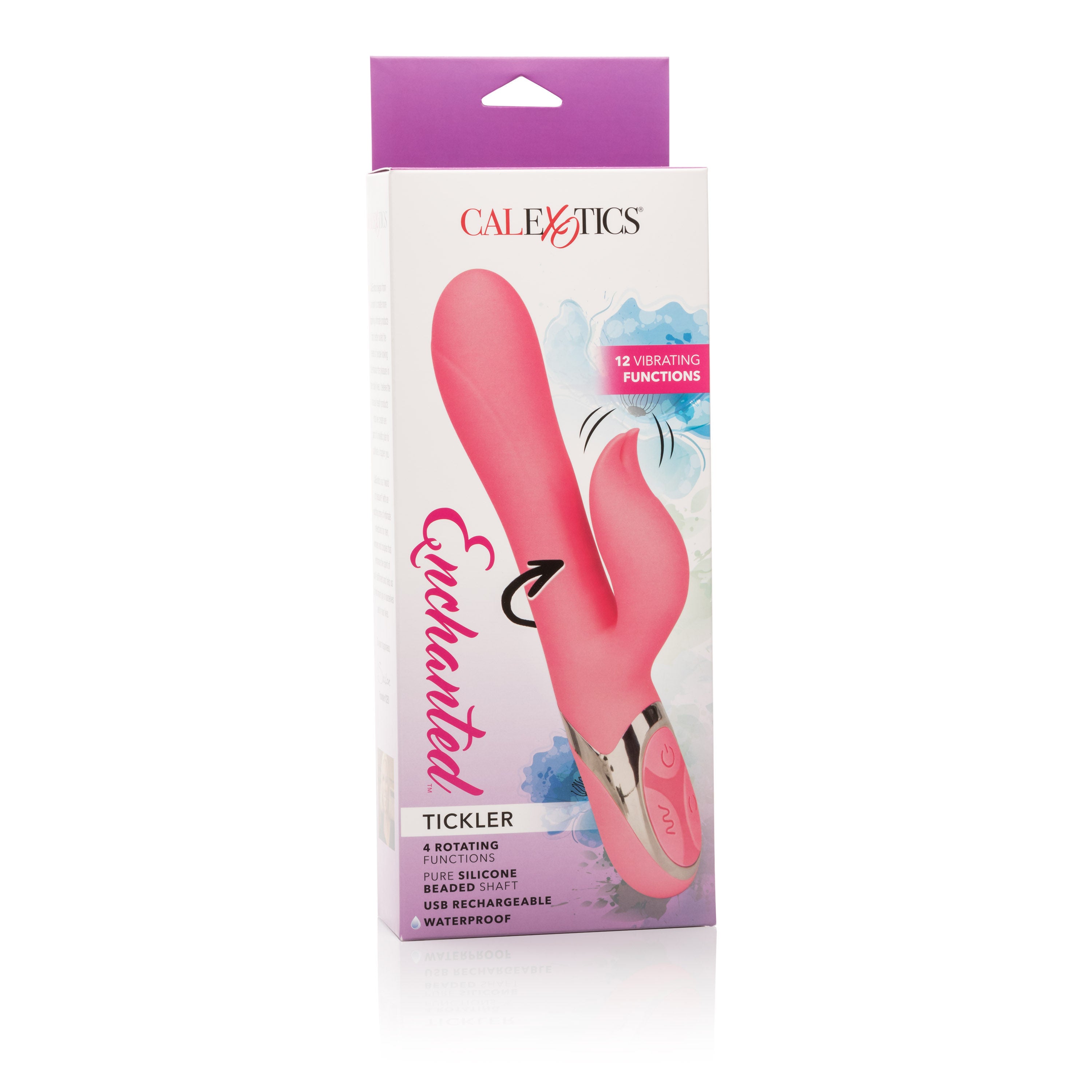 Enchanted Tickler Rechargeable Vibrator with Rotating Beads VIBRATORS-RABBIT