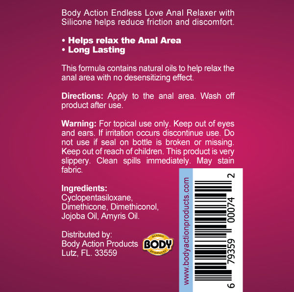 Endless Love Silicone Anal Lubricant for Intimate Comfort Anal Lubricant