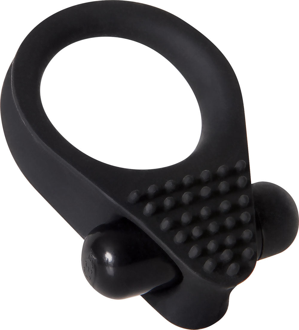 Zero Tolerance Black Knight Cock Ring for Longer Pleasure Sessions Black Cock Rings Vibrating