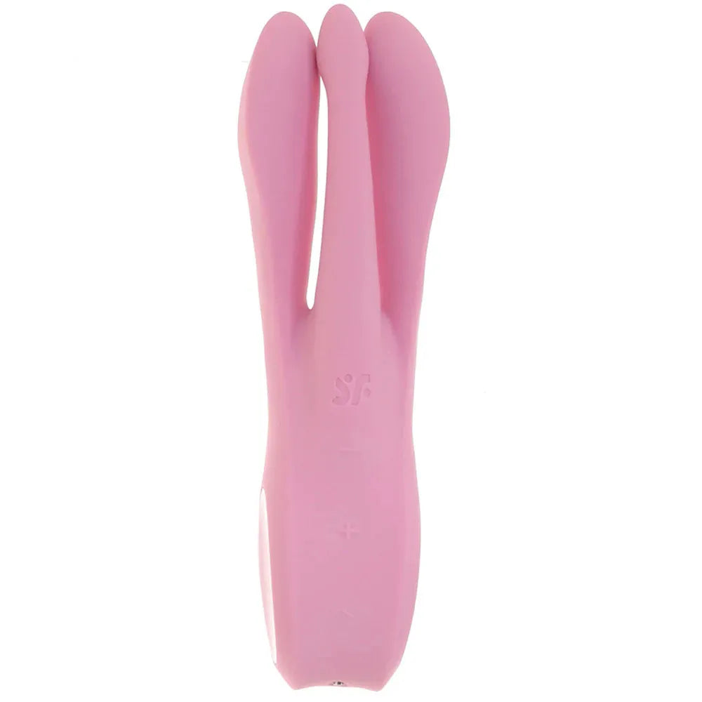 Satisfyer Threesome 1 Silicone Vibrator with Three Motors Targeted Stimulation > Sex Toys For Ladies > Clitoral Vibrators and Stimulators