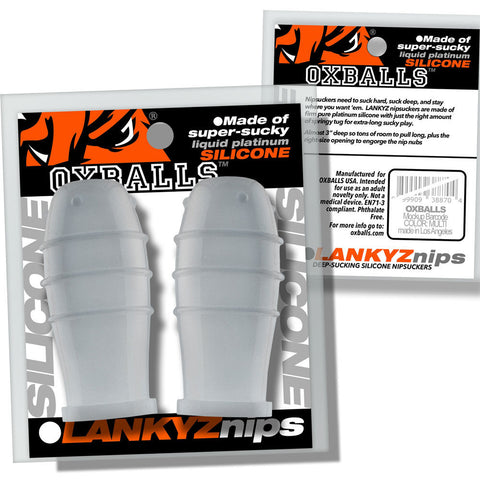 Lankyz Silicone Nipsuckers (Clear) – Silicone Nipple Sucking Toy Clear Nipple Suckers