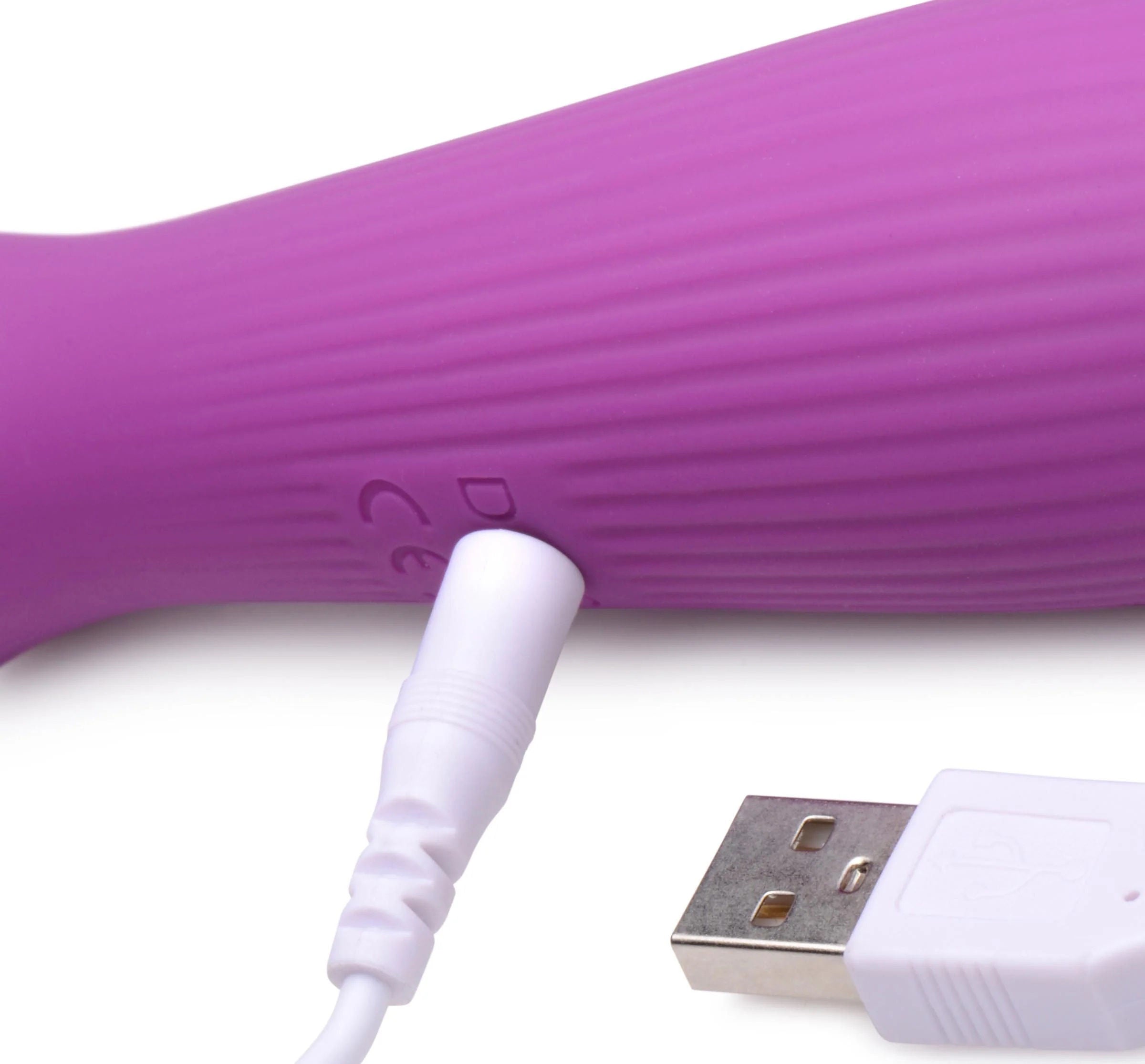 Curve Toys Silicone Wand Massager Magenta Wireless Rechargeable Electric Massager