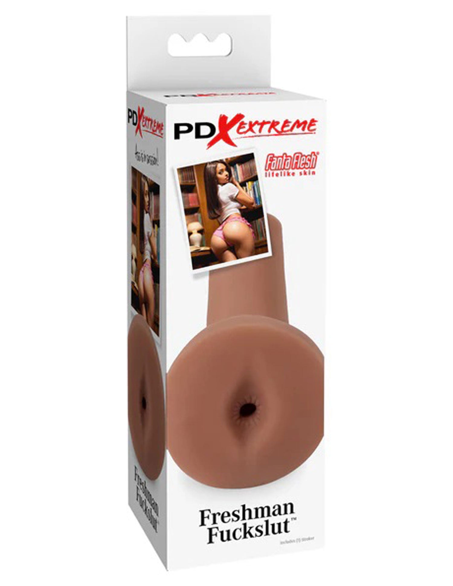 Pipedream Extreme Toyz Freshman Fuckslut Brown Ass Stroker Strokers - Manual