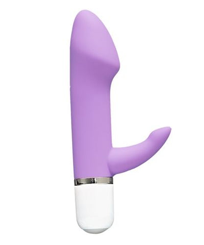 Eva Mini Vibe Pink Rabbit Style G-Spot and Clitoral Vibrator Purple VIBRATORS-RABBIT
