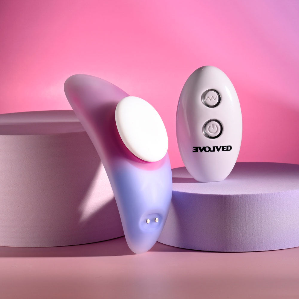 Evolved PARADISE PANTY 10.7cm Pink/Purple Vibrator Secondary image