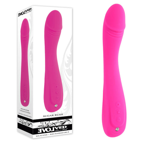 Evolved Sugar Rush 21.6 Centimeter USB Rechargeable Vibrator Vibrators - G Spot
