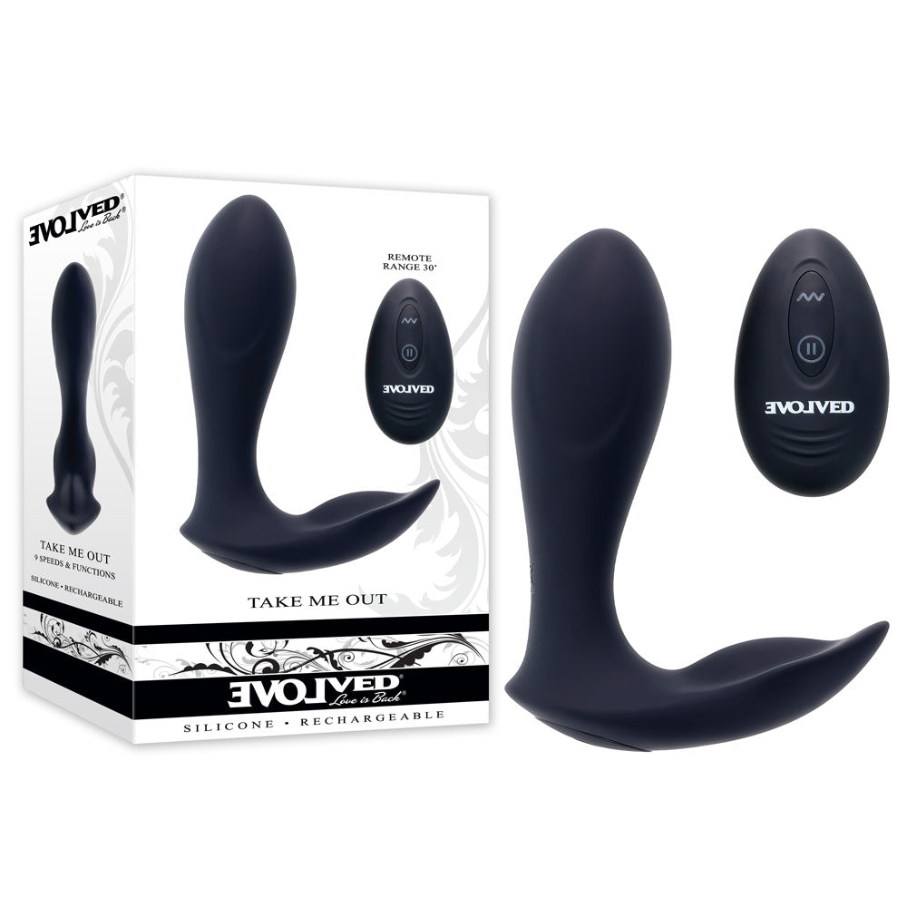 Evolved TAKE ME OUT Remote Control Vibe 12.5cm Couples Toys