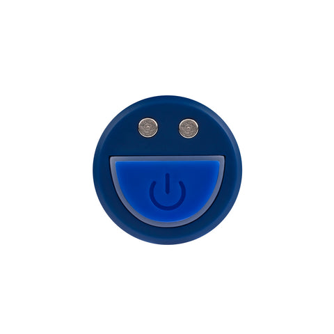 Selopa Cobalt Cutie - 4 Inch Silicone Rechargeable Bullet Vibrator Blue BULLETS