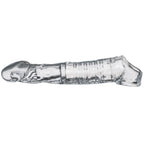 Cloud 9 Novelties Extend XL Clear Penis Sleeve 7.25 Inch with Balls Strap Sleeve > Sex Toys For Men > Penis Sleeves