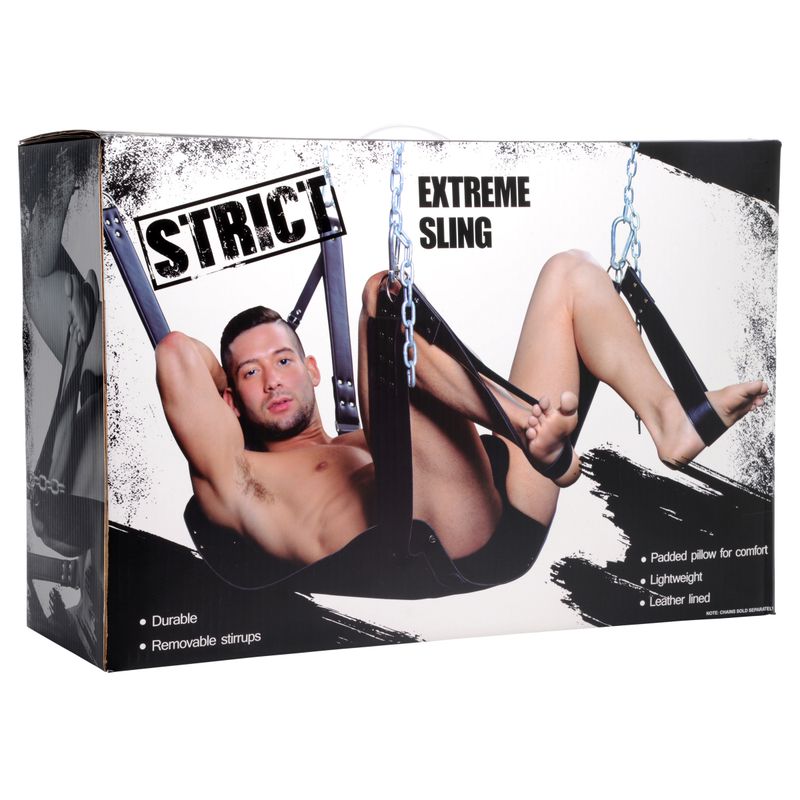 Extreme Sling 38 Inch Leather Bondage Accessory > Sex Toys > Swings & Slings Main image