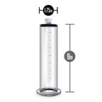 Blush Performance Clear Penis Pump Cylinder 9 Inch x 1.75 Inch > Pumps > Penis Pumps