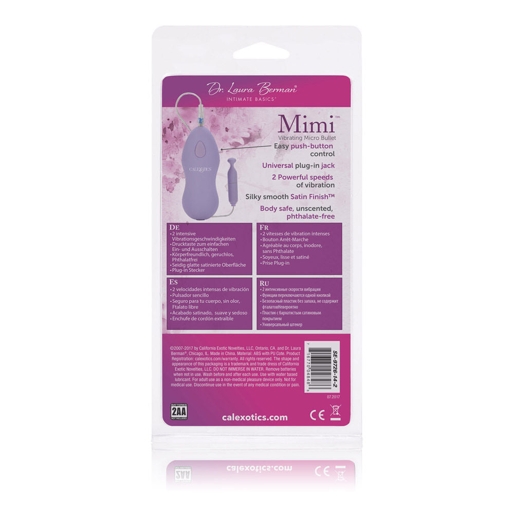 Dr Laura Berman Mini Vibrating Micro Bullet Clitoral Toy BULLETS