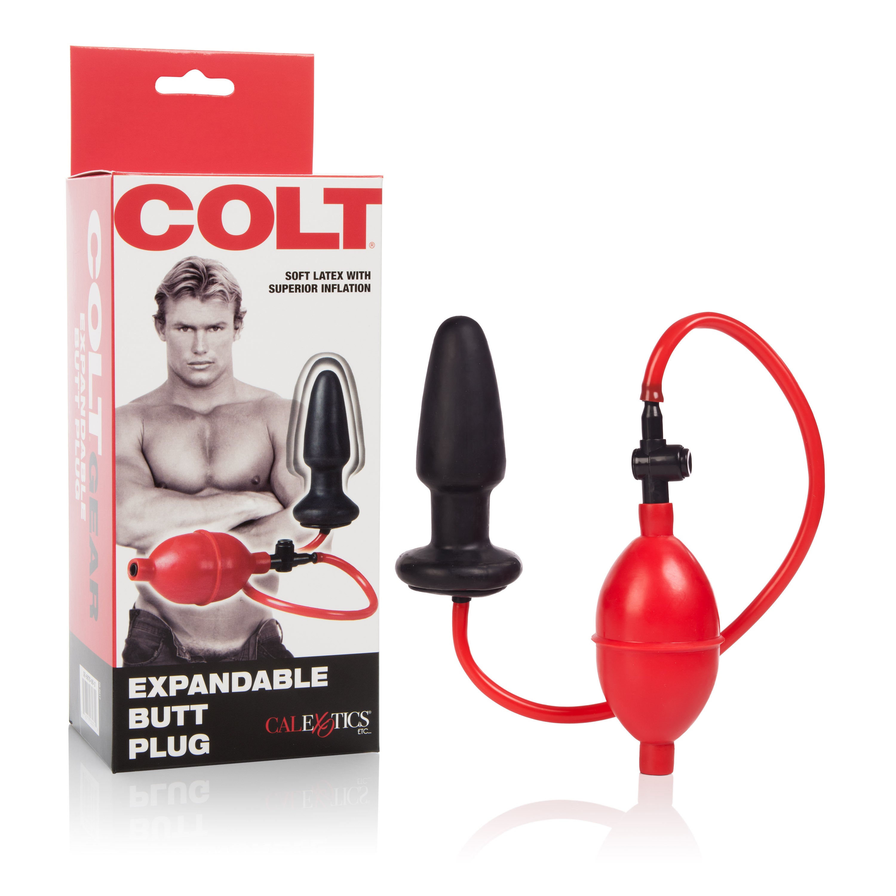 Colt Expandable Butt Plug – Adjustable Inflatable PVC and ABS Anal Toy with 4-Inch Insertable Length Secondary image