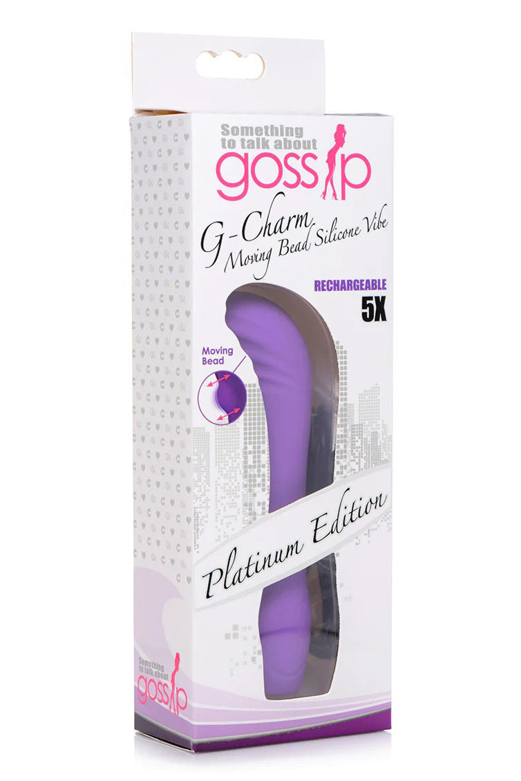 G-Charm Moving G-Spot Mini Vibe in Violet for Intimate Pleasure Purple Vibrators