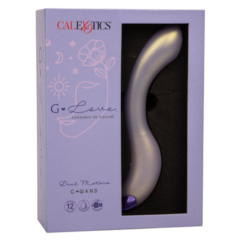 G-Love G-Wand Curved Adult Intimacy Massager with Dual Action Vibrators