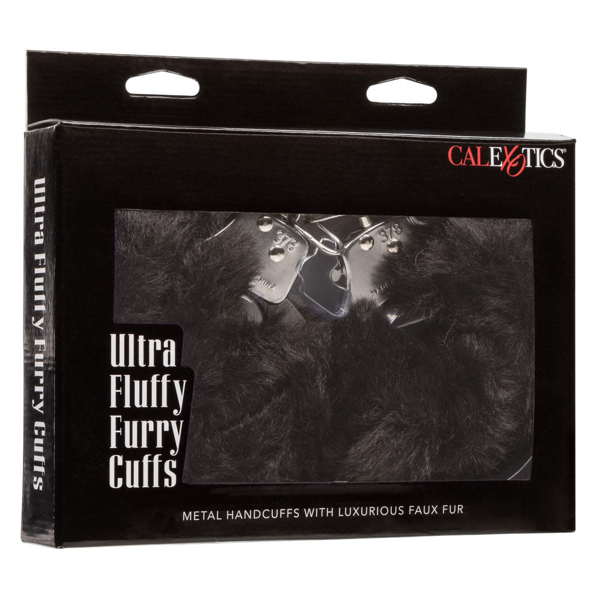 Ultra Fluffy Black Furry Bondage Cuffs > Bondage Gear > Handcuffs