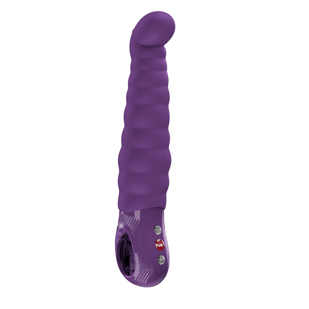 Fun Factory Patchy Paul (Dark Violet) – 23 cm USB-C Rechargeable Vibrator Purple > Vibrators > G-Spot Main image