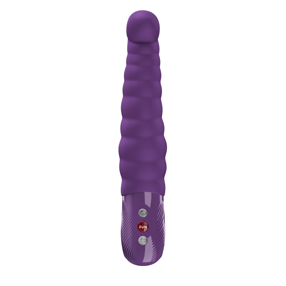 Fun Factory Patchy Paul (Dark Violet) – 23 cm USB-C Rechargeable Vibrator Secondary image