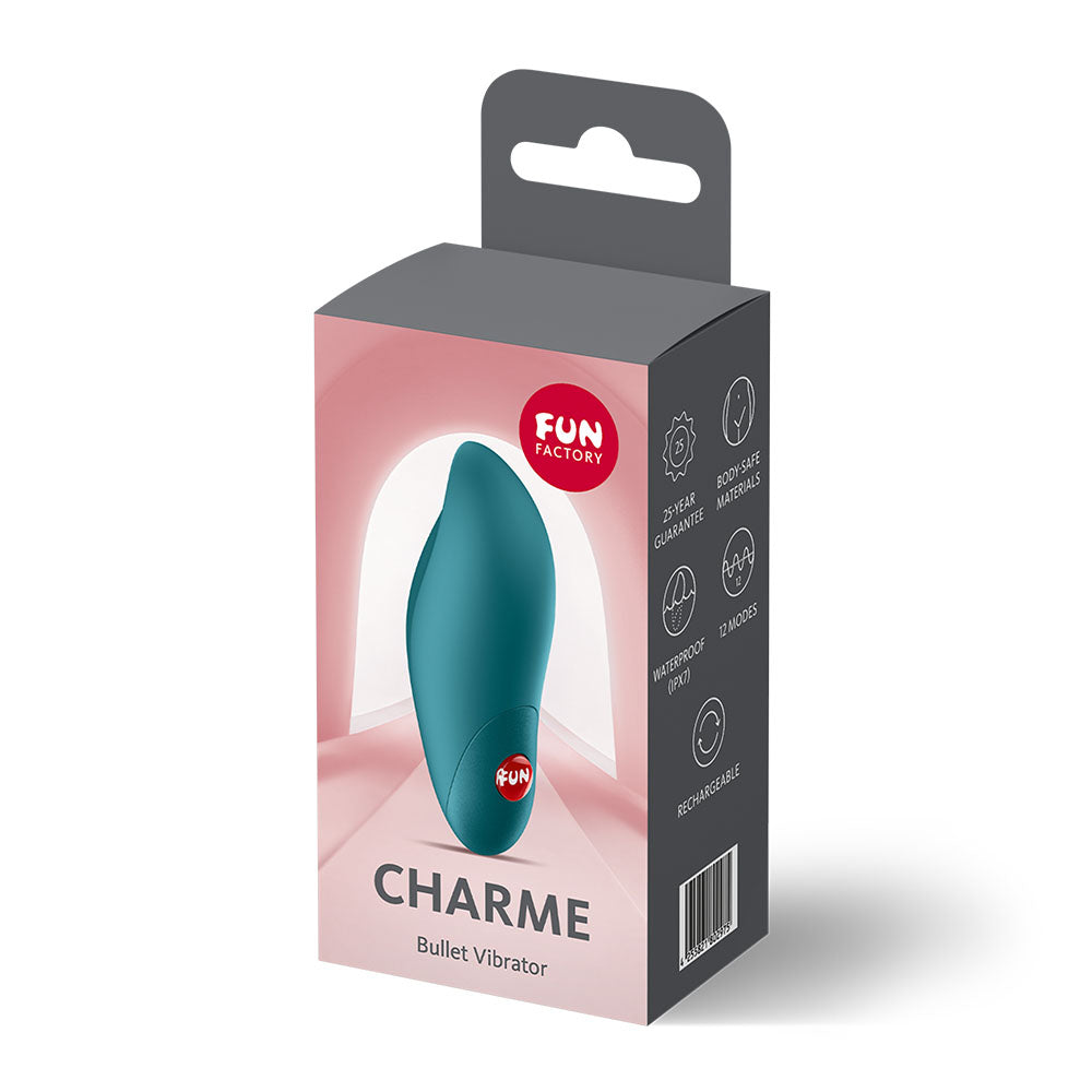 Fun Factory Charme USB-C Rechargeable Silicone Clitoral Stimulator with 12 Vibration Settings > Sex Toys For Ladies > Clitoral Vibrators and Stimulators