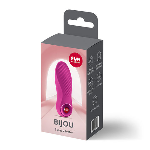 Fun Factory Bijou (Magenta) – USB-C Rechargeable Compact Bullet Vibrator > Vibrators > Mini Vibrators