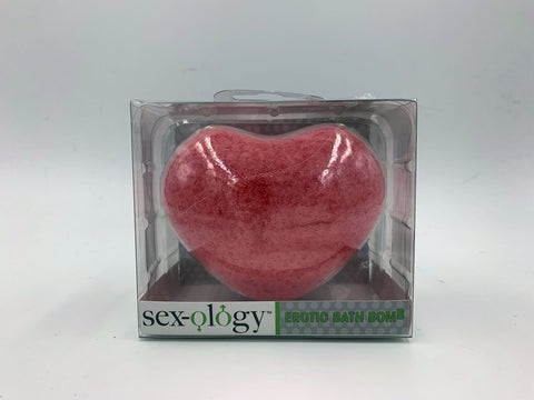 Hearts Aflame Erotic Bath Bomb for Intimate Sensual Pleasure Pink Bath & Body