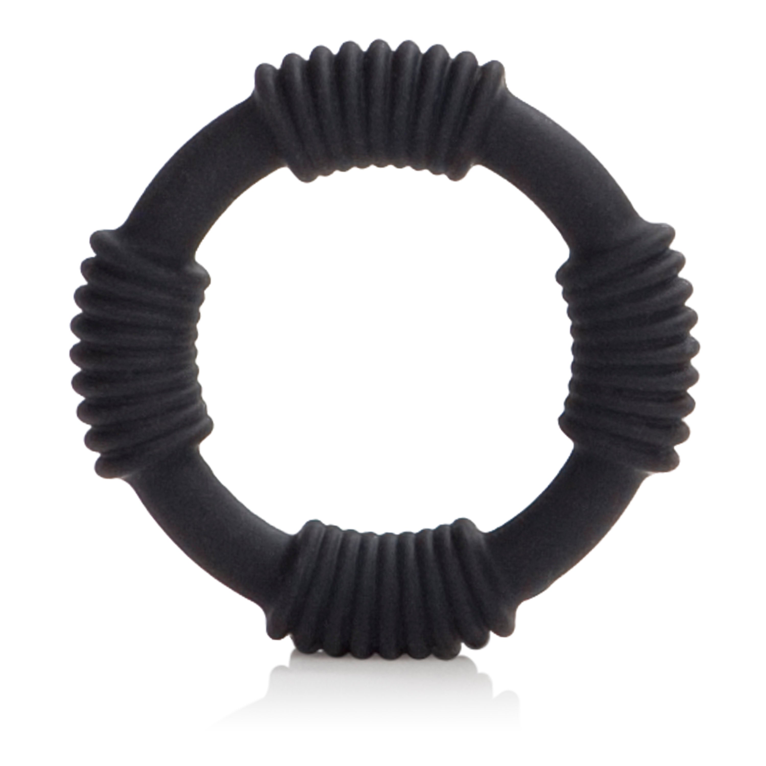 Hercules Silicone Ring – Sturdy Stamina Enhancer Cock Ring Black > Cock Ring > Single