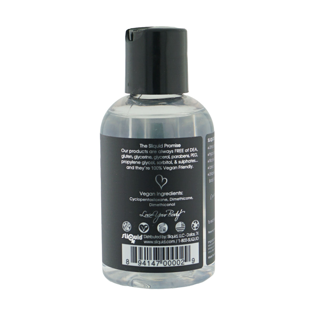 Sliquid Naturals Silver (125ml) – Ultra-Concentrated Waterproof Silicone Lubricant Secondary image