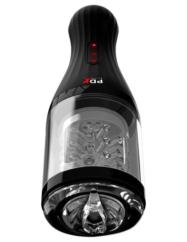 PDX Elite Talk Dirty Rotobator 24.1cm USB Rechargeable Masturbator Strokers - Auto